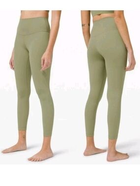 Lululemon Align High Rise Leggings 25” Rosemary Green Size 6 Nulu Yoga Pants